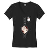Peek a Boo with Pocket Baby Boy Women's V-Neck T-Shirt