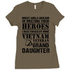 Vietnam Veteran Granddaughter Ladies Fitted T-Shirt
