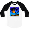 florida palm trees sunset 3/4 Sleeve Shirt
