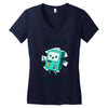 let's play video games Women's V-Neck T-Shirt