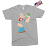 popeye spinach retro mens funny Exclusive T-shirt