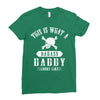 This Is What A Badass Daddy Looks Like Ladies Fitted T-Shirt