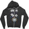control z fusion Zipper Hoodie