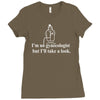 i'm no gynecologist but i'll take a look Ladies Fitted T-Shirt