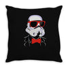 hipster trooper Throw Pillow