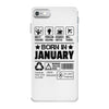 Born In January iPhone 7 Case