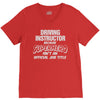 driving instructor superhero V-Neck Tee