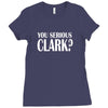 you serious Ladies Fitted T-Shirt