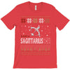 santa sagittarius christmas ugly t shirts T-Shirt