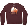 i give zero fox Crewneck Sweatshirt