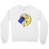 time travel to the moon Crewneck Sweatshirt