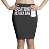 vacation alpaca bag animal humor funny Pencil Skirts