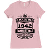 Made In 1942 And Still Awesome Ladies Fitted T-Shirt