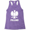 poland polska polish football flag new Racerback Tank