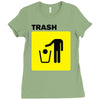 trash Ladies Fitted T-Shirt