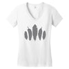 bird feathers nature Women's V-Neck T-Shirt