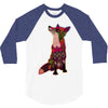 floral fox 3/4 Sleeve Shirt