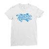 bargain paradise garage sign Ladies Fitted T-Shirt