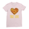 true love heart Ladies Fitted T-Shirt