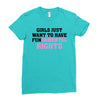 girls just want to have fundamental rights Ladies Fitted T-Shirt