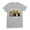 Grant Wood American Gothic Ladies Fitted T-Shirt