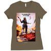 mad max movie poster Ladies Fitted T-Shirt