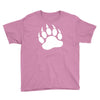 tiger paw sticker vinyl decal   wildcat claws print pet car window tru Youth Tee