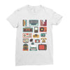 vintage electronic retro technology Ladies Fitted T-Shirt