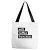 wifi, coffee, frenchies Tote Bags