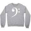 bass clef hat Crewneck Sweatshirt