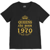 queens are born in 1970 V-Neck Tee