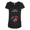 Say Hello to My Little BB Maternity Scoop Neck T-shirt