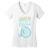 i want to ride my bike Women's V-Neck T-Shirt