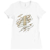 torn rib cage Ladies Fitted T-Shirt