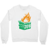 2016 dumpster fire (2) Crewneck Sweatshirt