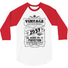 Vintage Aged To Perfection 1957 3/4 Sleeve Shirt