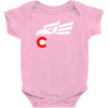 hecho en colorado long sleeve Baby Onesie