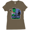 spooky city creatures   hockey team Ladies Fitted T-Shirt