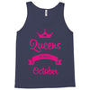 queens are born in october Tank Top