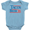 tacos  beer '16 Baby Bodysuit