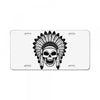skull License Plate