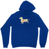 dachshund flower Unisex Hoodie