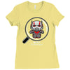 hello! i'm down here! Ladies Fitted T-Shirt