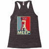 beaker meep poster, ideal birthday gift or present Racerback Tank