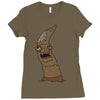 worm zombie Ladies Fitted T-Shirt