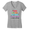 This Is My Human Costume I'm Really a Unicorn Women's V-Neck T-Shirt
