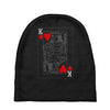 king of hearts playing card Baby Beanies