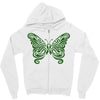 liver cancer butterfly Zipper Hoodie