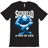 skinhead a way of life blue ideal birthday gift present. T-Shirt