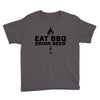 eat bbq drink beer Youth Tee
